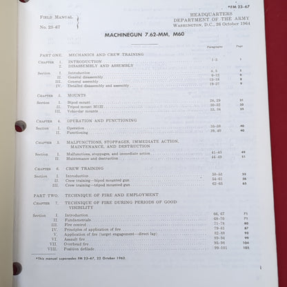 BOOK:  MACHINE 7.62-MM, M60   (box4)