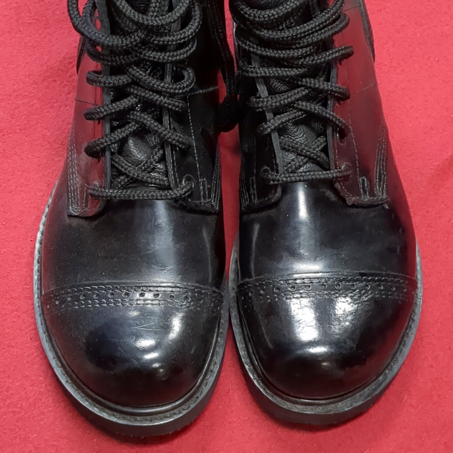 Corcoran 975 Black Leather Dress Jump Boots 8.5D K31144 19 Used (BA09-OCT167)