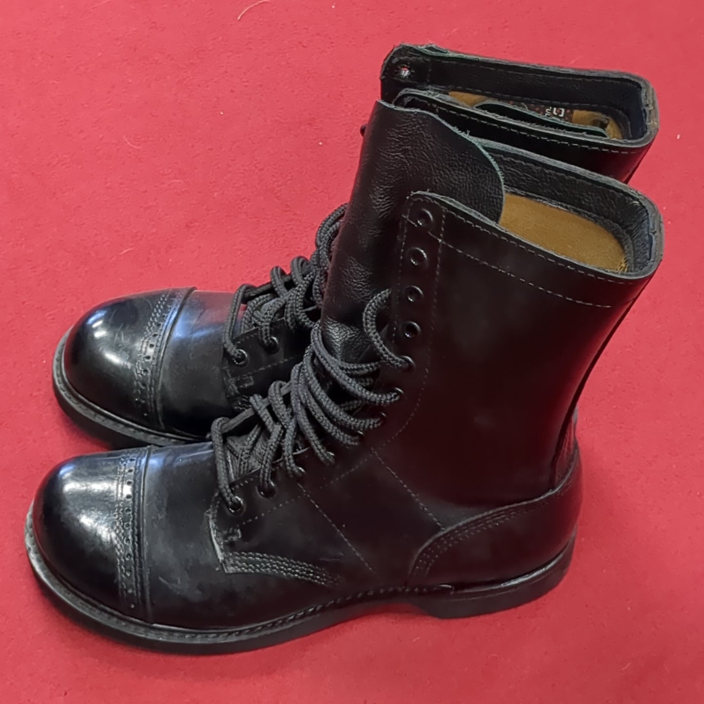 Corcoran 975 Black Leather Dress Jump Boots 8.5D K31144 19 Used (BA09-OCT167)