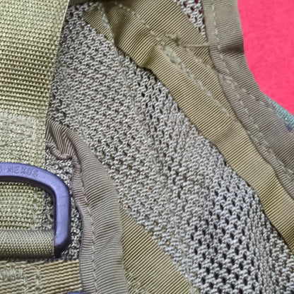 US Army Military Woodland Camouflage Enhanced Tactical Load Bearing Vest LBV Specialty Plastic Products Excellent Condition (eb07-OCT173)