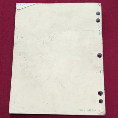BOOK:  TECHNICAL MANUAL OPERATOR'S MANUAL SINCGARS GROUND COMBAT NET RADIO, ICOM, 28 February 1995 (box5)