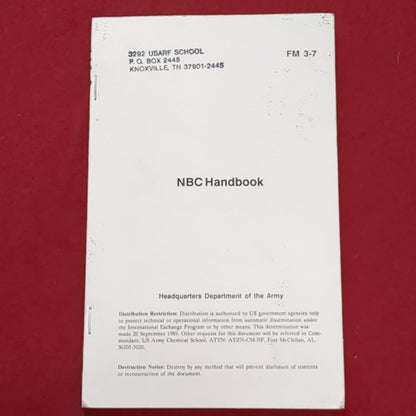 BOOK:  NBC HANDBOOK   (box6)