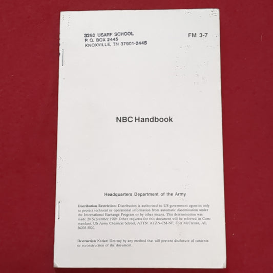 BOOK:  NBC HANDBOOK   (box6)