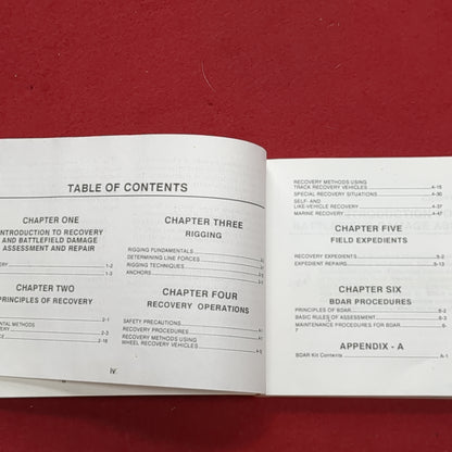 BOOK: RECOVERY AND BATTLEFIELD DAMAGE ASSESSMENT AND REPAIR OCTOBER 1995(box6)