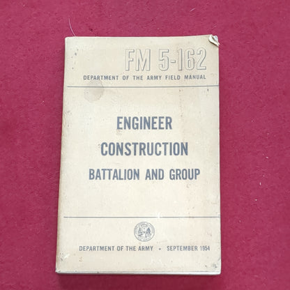 BOOK:  ENGINEER CONSTRUCTION BATTALION AND GROUP SEPTEMBER 1954 (box6)