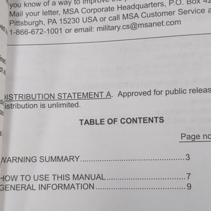 BOOK: TECHNICAL MANUAL OPERATOR'S MANUAL FOR ADVANCED COMBAT HELMET (ACH) 2006 (box8)