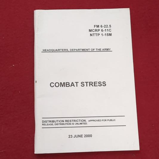 BOOK: COMBAT STRESS 23 JUNE 2000 (box8)