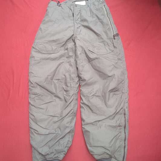 US Military F-1B Extreme Cold Weather Trousers 1982 W/O Suspenders Men's Sz 30 Excellent Condition (da13-OCT181)