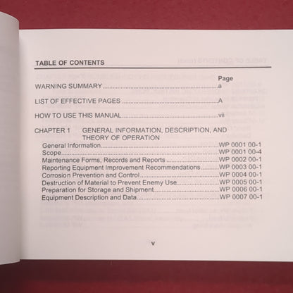 BOOK: OPERATOR'S MANUAL MACHINE GUN NOVEMBER 2002    (box8)