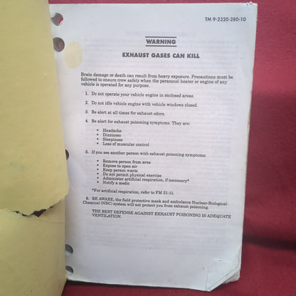 BOOK: OPERATOR'S MANUAL FOR TRUCK, UTILITY: CARGO/TROOP,  JANUARY 1996 (box9)