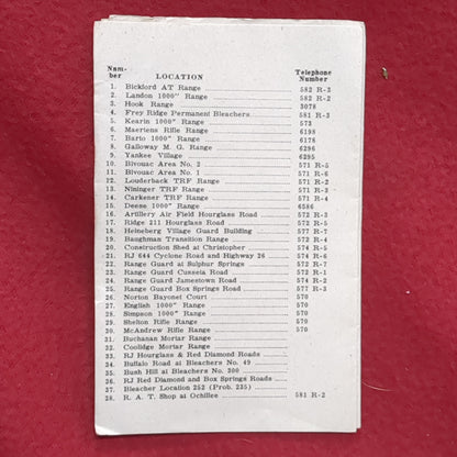 BOOK: FIRST AID INFANTRY SCHOOL  (box10)