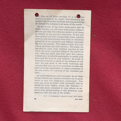 BOOK:  AMBASSADORS ALL MAY 1952  (box10)