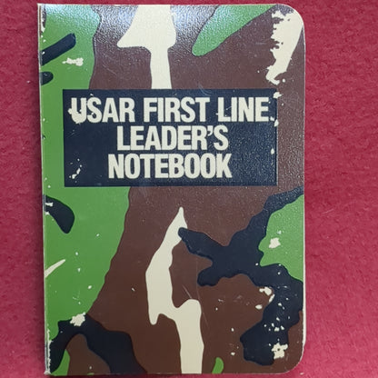 BOOK: USAR FIRST LINE: LEADER'S NOTEBOOK (box10)