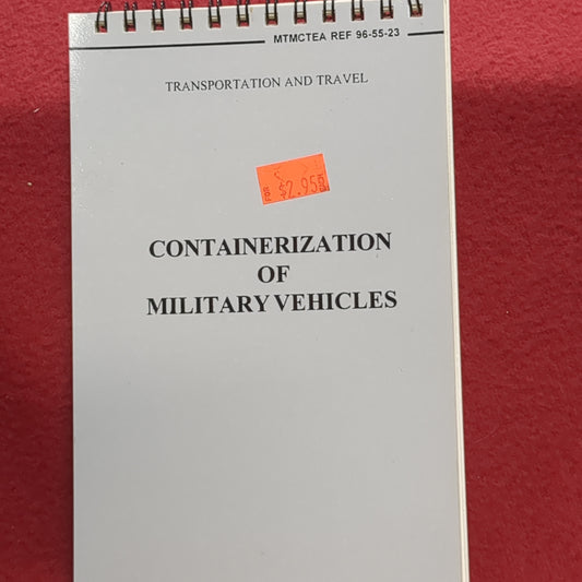 BOOK: CONTINERIZATION OF MILITARY VEHICLES: TRANSPORTATION AND TRAVEL  (box10)