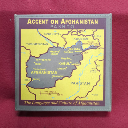 BOOK:  ACCENT OF AFGHANISTAN PASHTO: THE LANGUAGE AND CULTURE OF AFGHANISTAN  2006(box11)