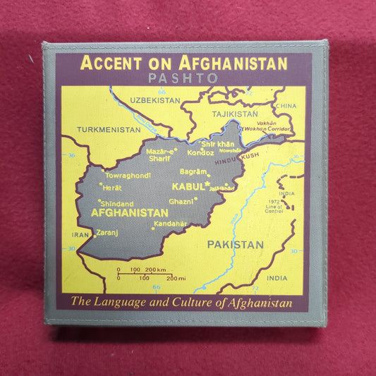 BOOK:  ACCENT OF AFGHANISTAN PASHTO: THE LANGUAGE AND CULTURE OF AFGHANISTAN  2006(box11)