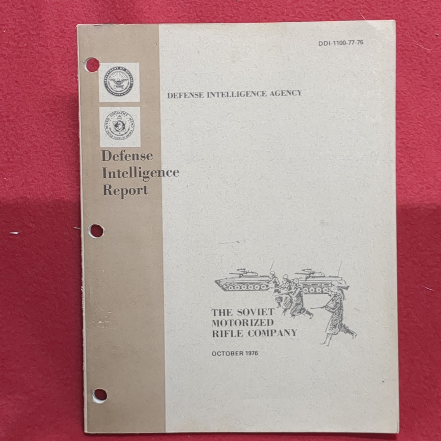 BOOK:  DEFENSE INTELLIGENCE REPORT: THE SOVIET MOTORIZED RIFLE COMPANY OCTOBER 1976   (box11)