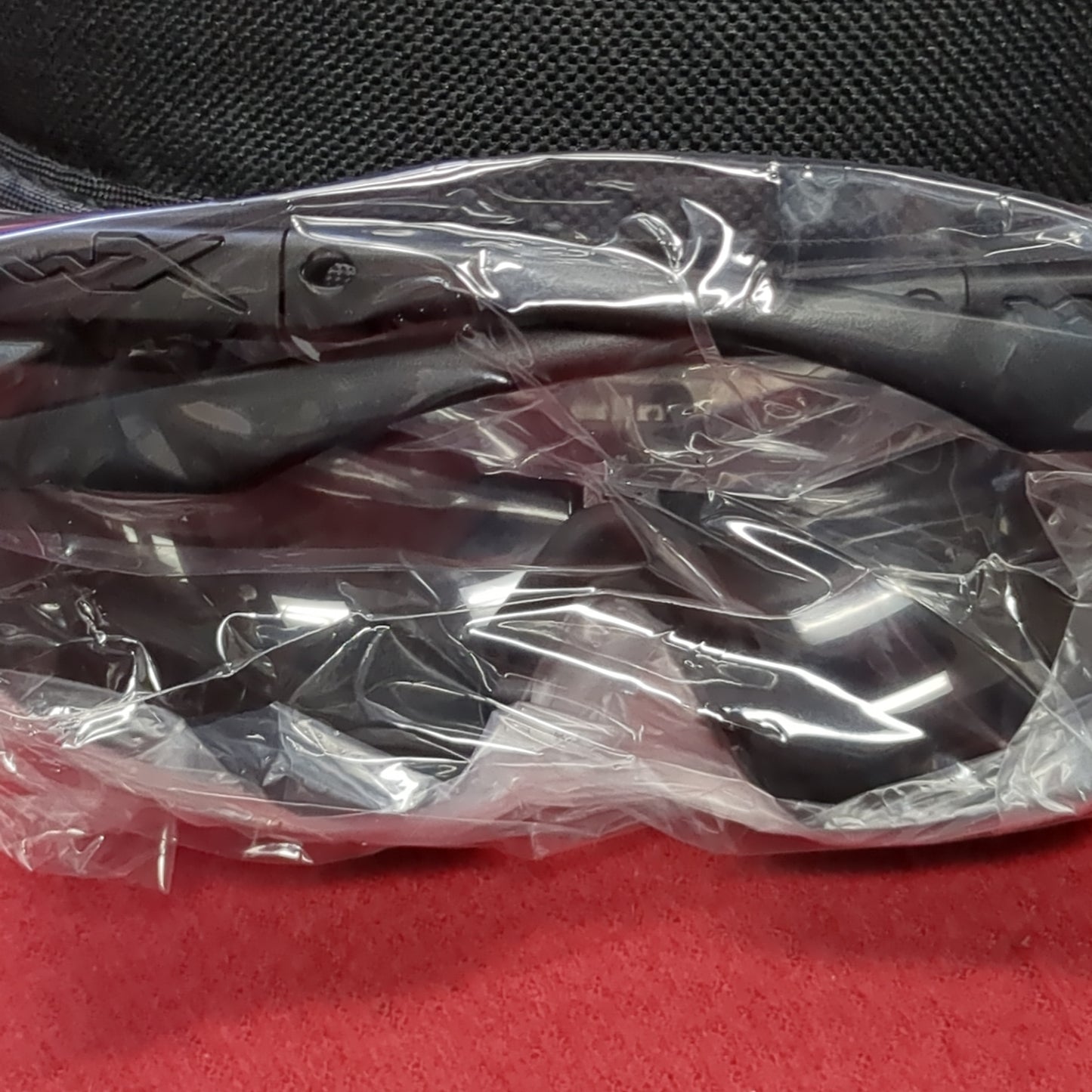NOS US Army Wiley-X Talon Ballistic Eye Protection Complete Set Clear Dark Frame Case (CL2- (ab16-NOV43)