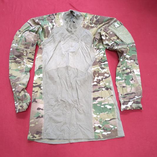 US Army 2XL  Turtleneck Type 1 Combat OCP Multicam FRAC Top Shirt Used (ec13-PET101