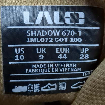 LALO Shadow 670-1 Tactical Combat Boots - Men's Size: 10  Coyote Used (a09- DC14-NOV72)