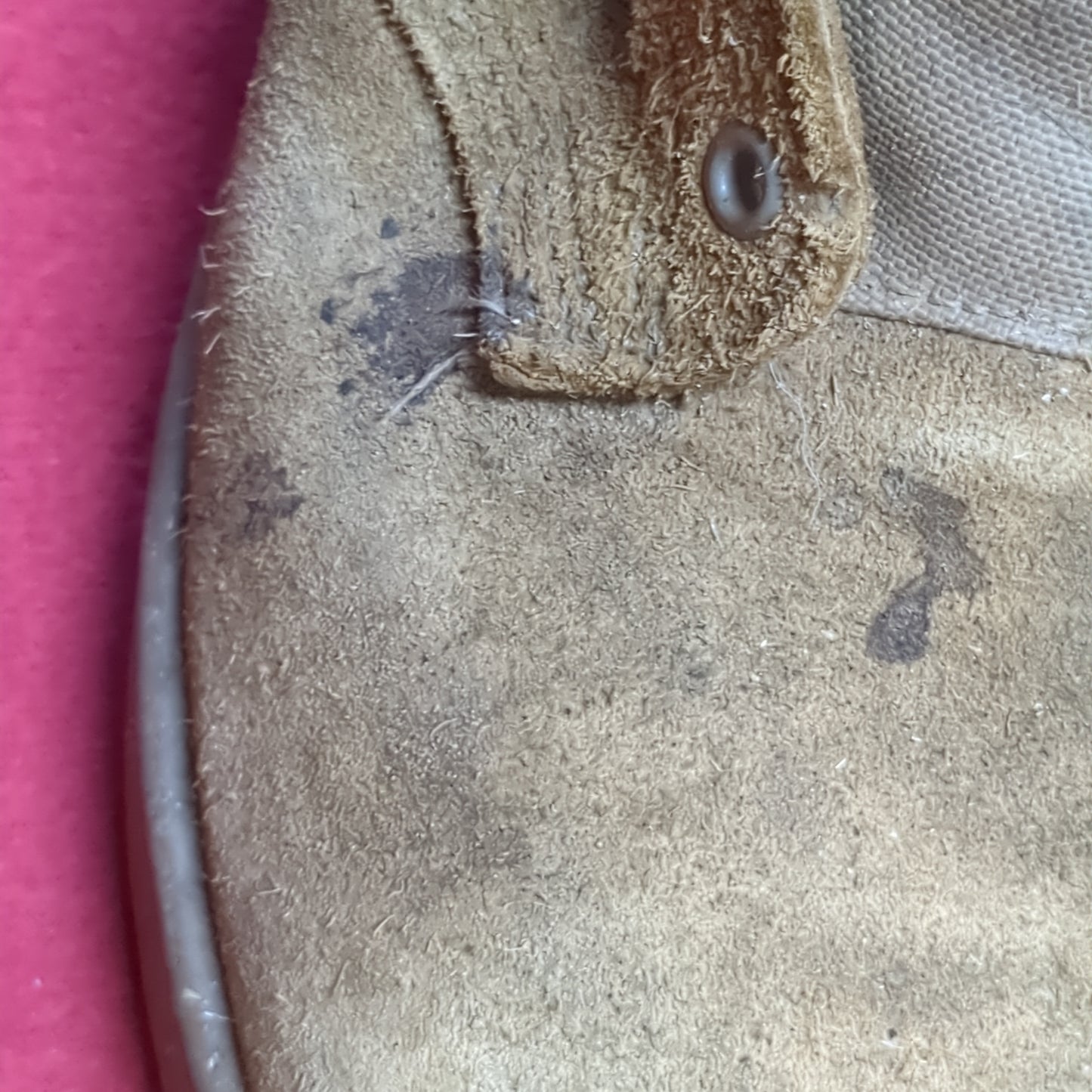 US Army 10.5W Standard Issue Hot Weather Combat Boots Coyote Used (a09- DC14-NOV77)