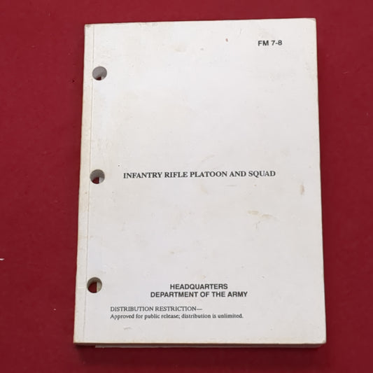 BOOK:  INFANTRY RIFLE PLATOON AND SQUAD  (box12)