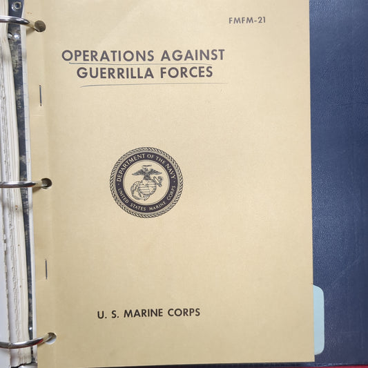 BOOK:  OPERATIONS AGAINST GUERRILLA FORCES 14 AUGUST 1962   (box14)