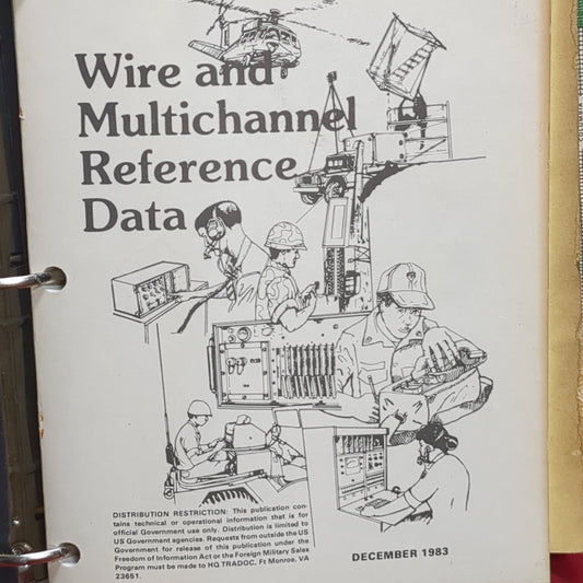 BOOK: WIRE AND MULTICULTURAL REFERENCE DATA DECEMBER 1983 (box14)