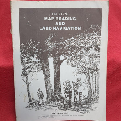 BOOK: MAP READING AND LAND NAVIGATION SEPTEMBER 1987 (box15)