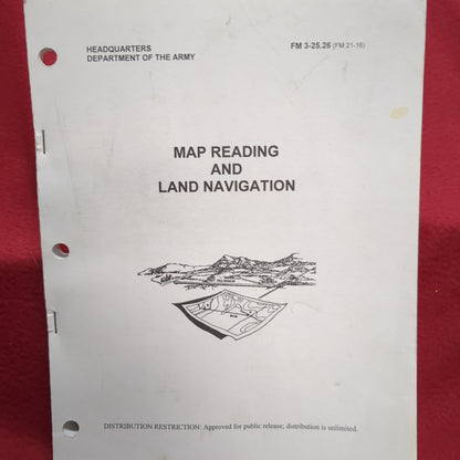 BOOK: MAP READING AND LAND NAVIGATION 20 JULY 2001  (box15)