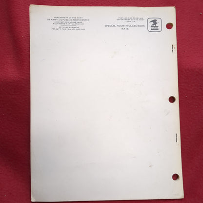 BOOK:  TRAINING CIRCULAR LAND NAVIGATION FEBRUARY 1973  (box15)