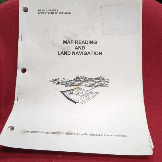 BOOK: MAP READING AND LAND NAVIGATION 20 JULY 2001 (box15)