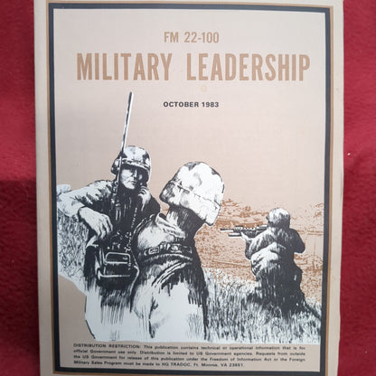 BOOK:  MILITARY LEADERSHIP OCTOBER 1983 (box15)