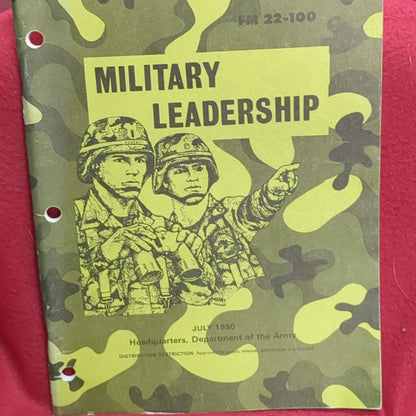 BOOK: MILITARY LEADERSHIP JULY 1990  (box15)