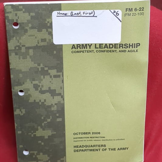 BOOK: ARMY LEADERSHIP OCTOBER 2006   (box15)