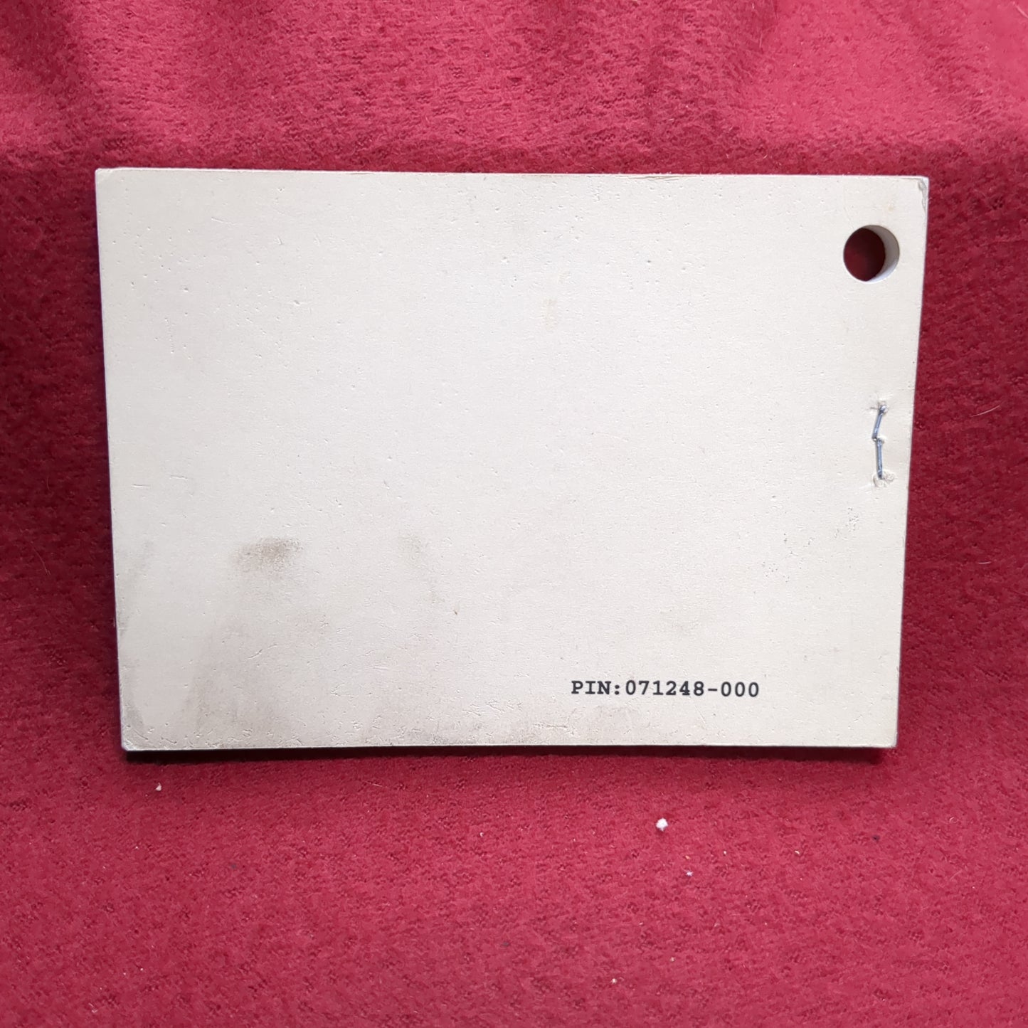 BOOK:  OPERATOR'S MANUAL FOR INDIVIDUAL CHEMICAL PROTECTIVE CLOTHING 31 MARCH 1993 (box16)