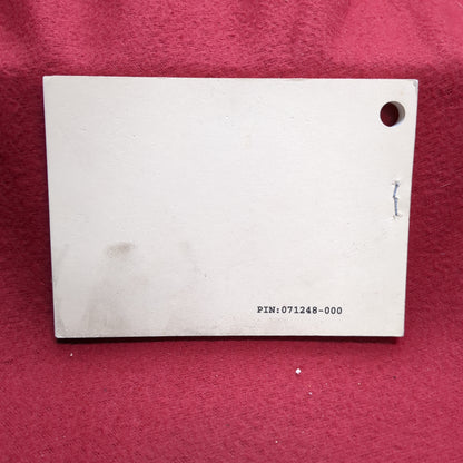 BOOK:  OPERATOR'S MANUAL FOR INDIVIDUAL CHEMICAL PROTECTIVE CLOTHING 31 MARCH 1993 (box16)