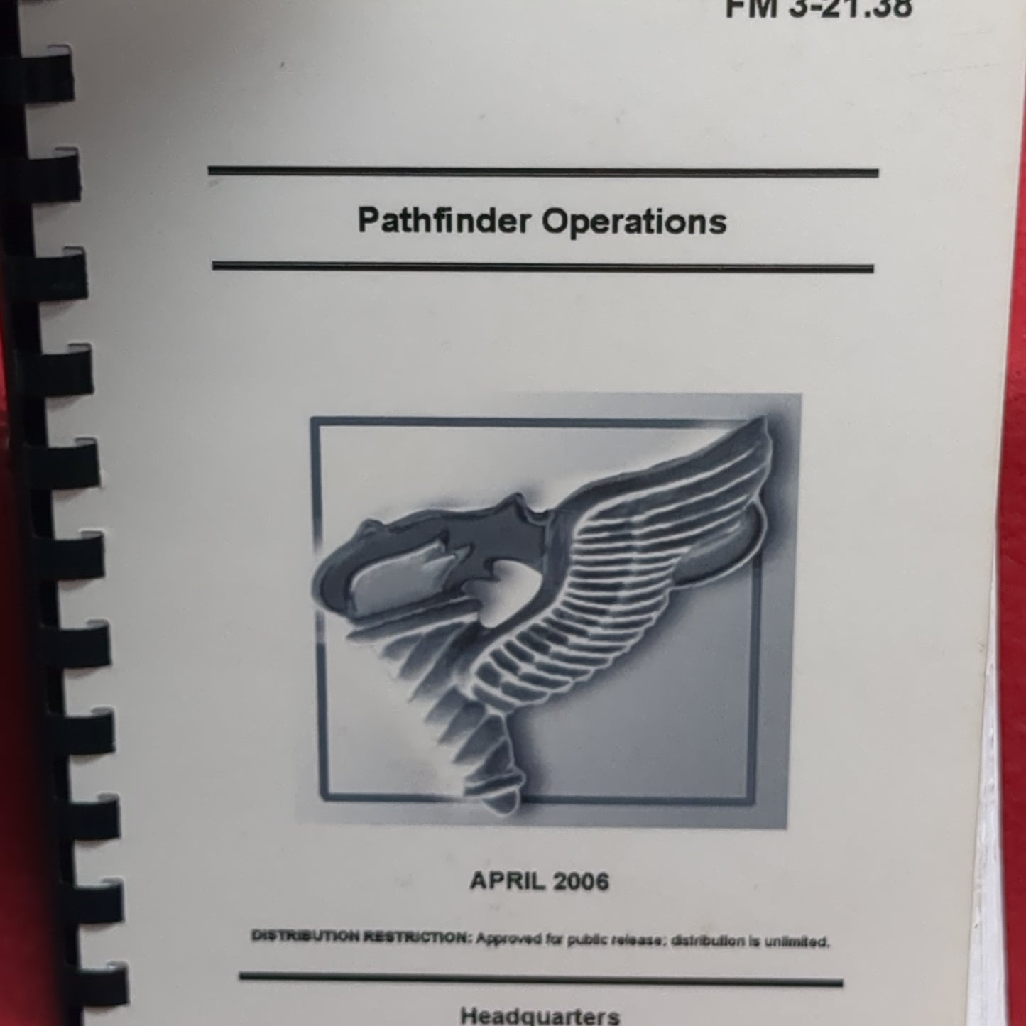 BOOK:   PATHFINDER OPERATIONS APRIL 2006 (box16)