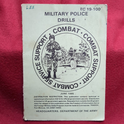 BOOK:  MILITARY POLICE DRILLS: JUNE 1985   (box16)
