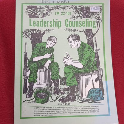 BOOK: LEADERSHIP COUNSELING JUNE 1985 (box17)