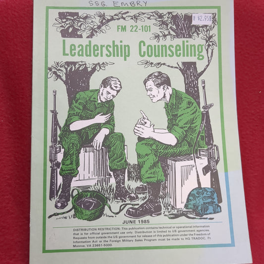 BOOK: LEADERSHIP COUNSELING JUNE 1985 (box17)