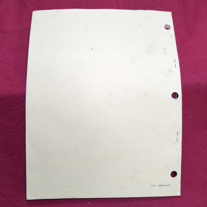 BOOK: SEPTEMBER 1985  TECHNICAL MANUAL OPERATOR'S MANUAL M256 TRAINING CHEMICAL AGENT DETECTOR TICKETS SIMULATOR NSN 6665-01-112-1644   (box17)