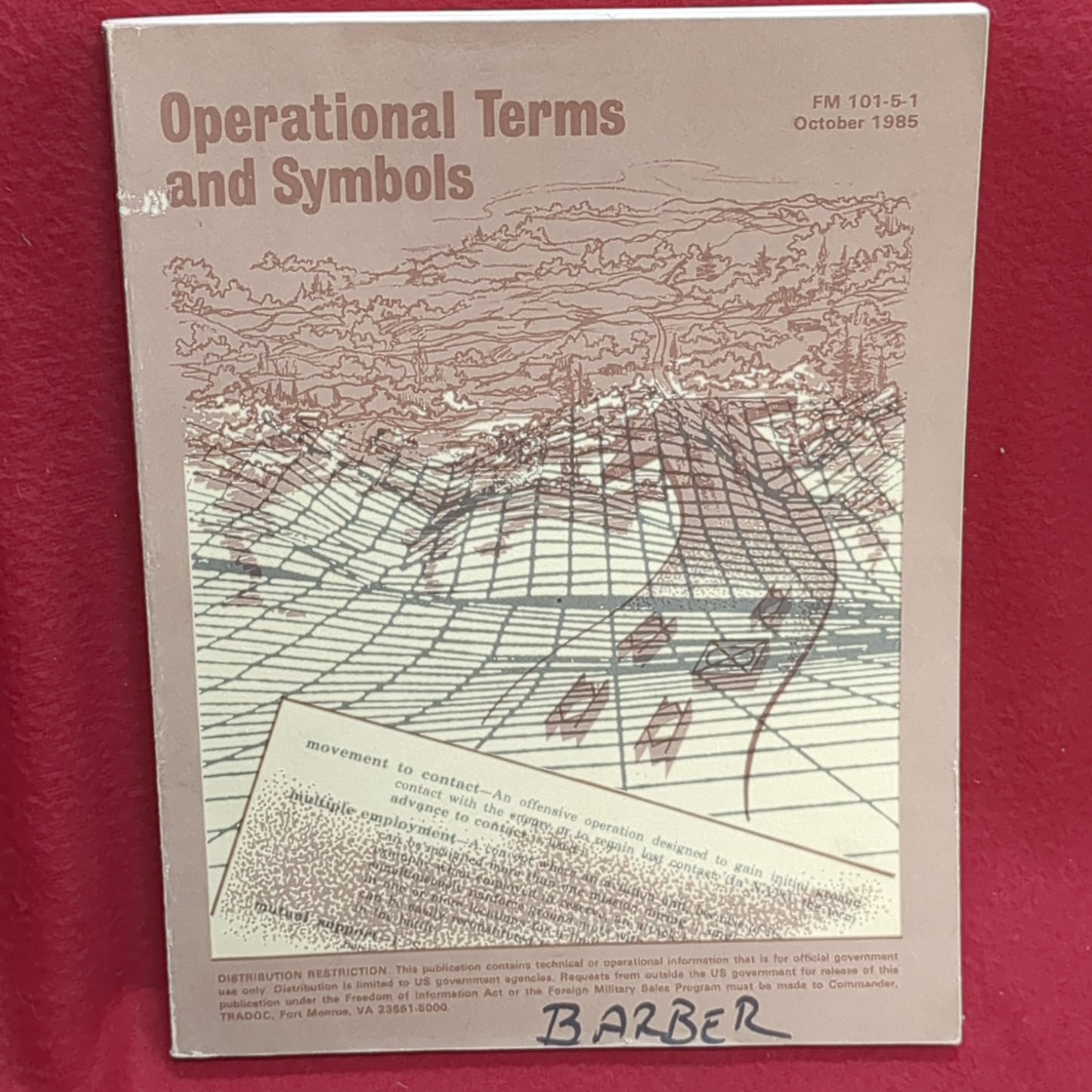 BOOK:  OPERATIONAL TERMS AND SYMBOLS OCTOBER 1985   (box17)