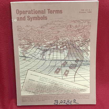 BOOK:  OPERATIONAL TERMS AND SYMBOLS OCTOBER 1985   (box17)