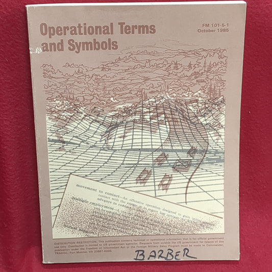 BOOK:  OPERATIONAL TERMS AND SYMBOLS OCTOBER 1985   (box17)