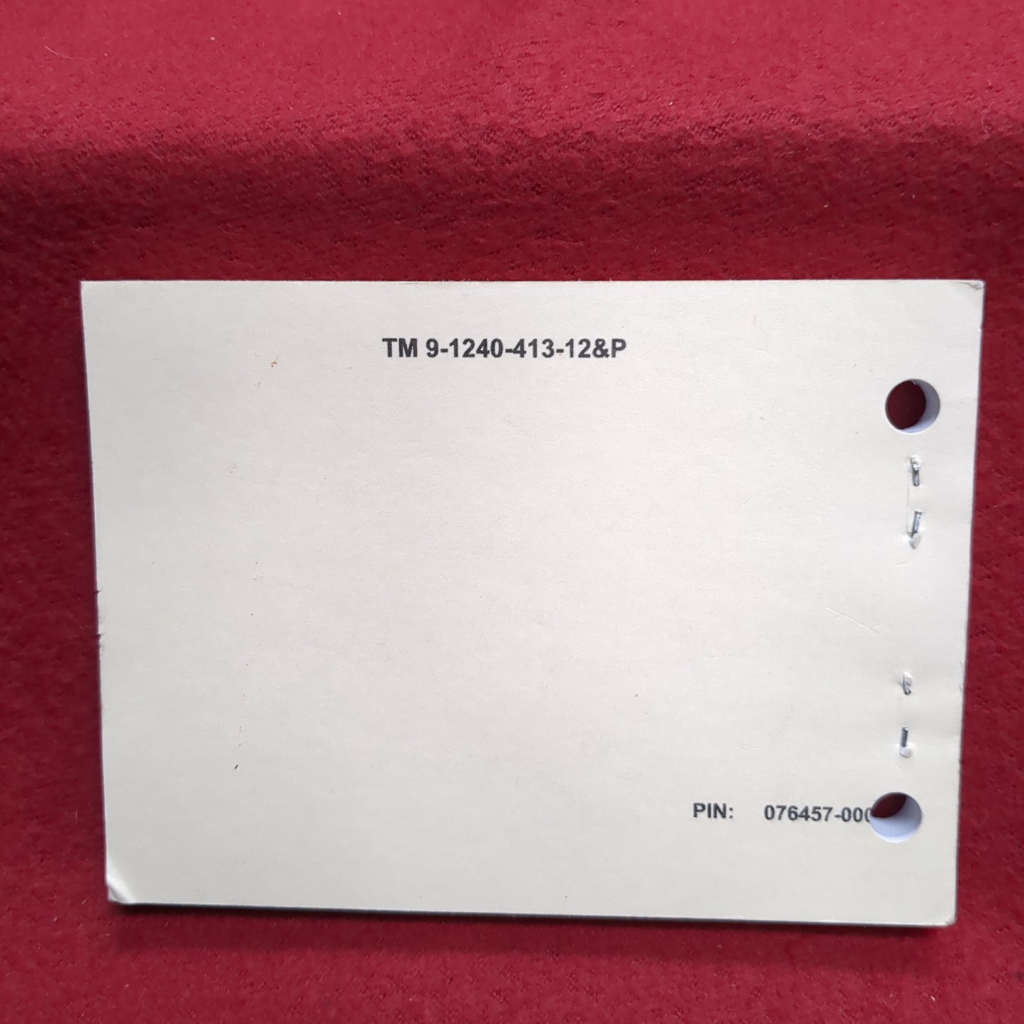 BOOK: OPERATOR AND UNIT MAINTENANCE MANUAL INCLUDING REPAIR PARTS AND TOOLS LIST FOR M68 SIGHT, REFLEX, 2/QUICK RELEASE MOUNT AND SIGHT MOUNT (DISTRIBUTION STATEMENT C AND DESTRUCTION NOTICE) 25 JULY 2004 (BOX18)