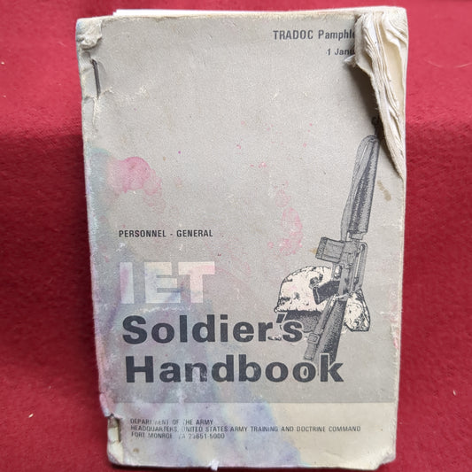BOOK:  PERSONNEL.GENERAL IET SOLIER'S HANDBOOK 1 JANUARY 1992 (box18)
