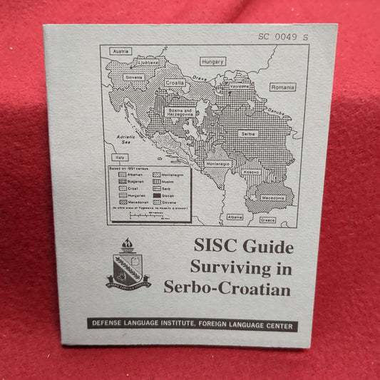 BOOK: SISC GUIDE SURVIVING IN SERBO-CROATIAN (BOX18)