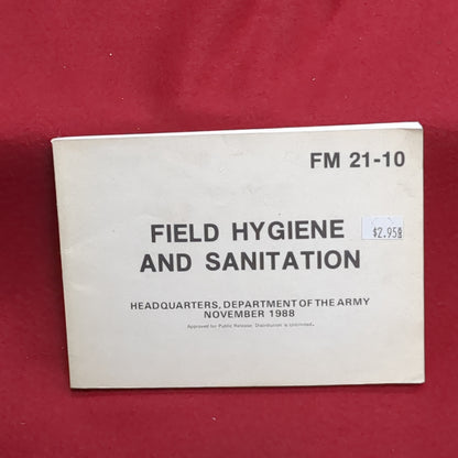BOOK:  FIELD HYGIENE AND SANITATION NOVEMBER 1988 (box18)