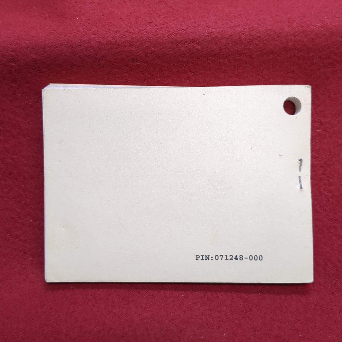 BOOK:OPERATOR'S MANUAL FOR INDIVIDUAL CHEMICAL PROTECTIVE CLOTHING 31 MARCH 1993  (BOX18)
